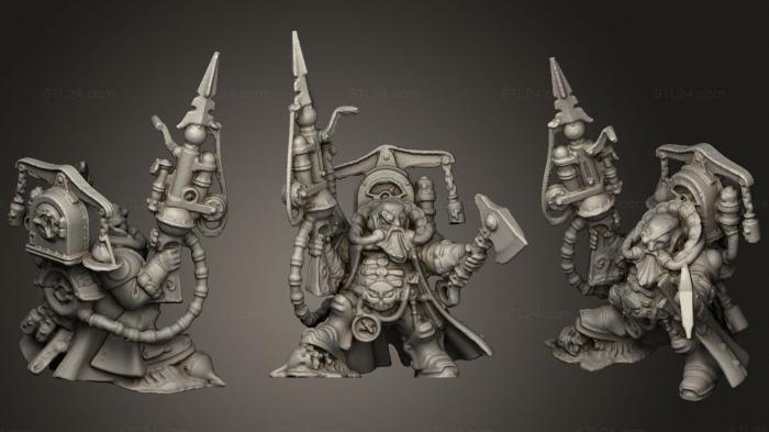 Military figurines (TT Dwarf, STKW_2002) 3D models for cnc